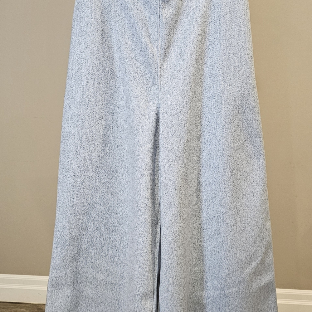 Light Blue Wide-Leg Pants